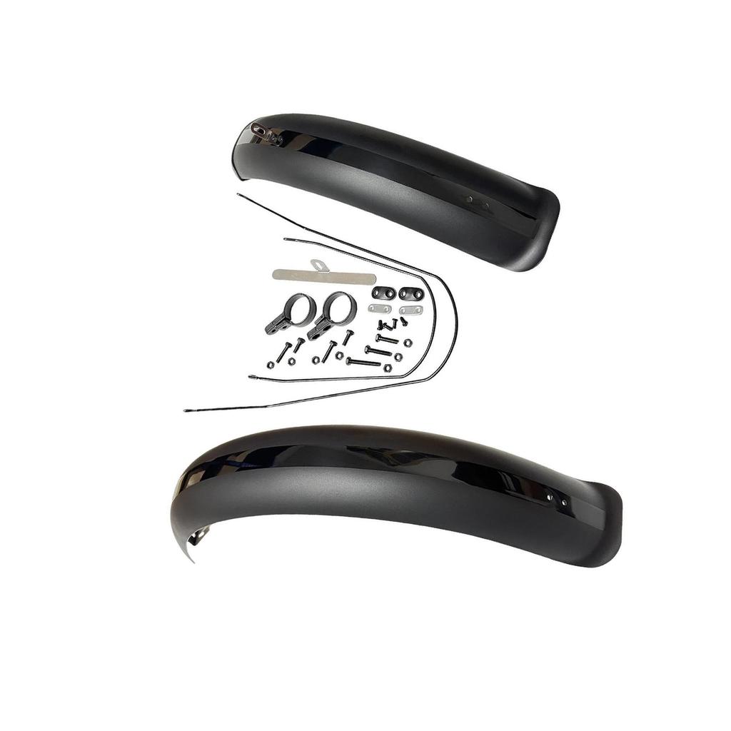 Blatníky na kolo 20" x4.0 Blatníky pro tlusté pneumatiky Sada blatníků Blatníky Pro BMX Skládací Sněžné E-kolo Jízdní kolo MTB Cyklistické příslušenství Černá