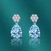 Sace Gems Copper Zircon Fashion New Water Drop Earrings