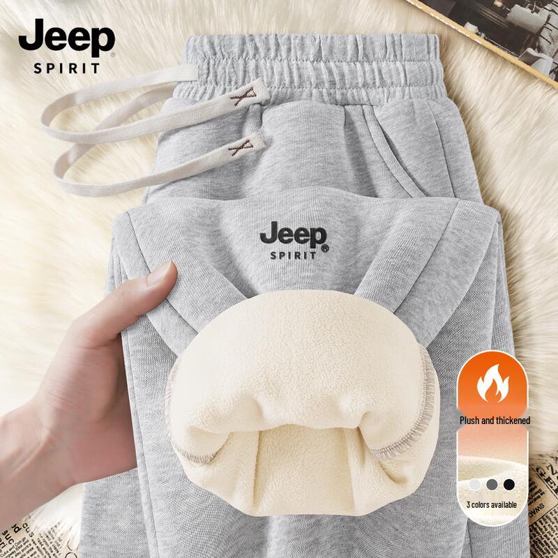 

JEEP SPIRIT Men s Winter Fleece Lined Casual Jogger Sweatpants M (170)