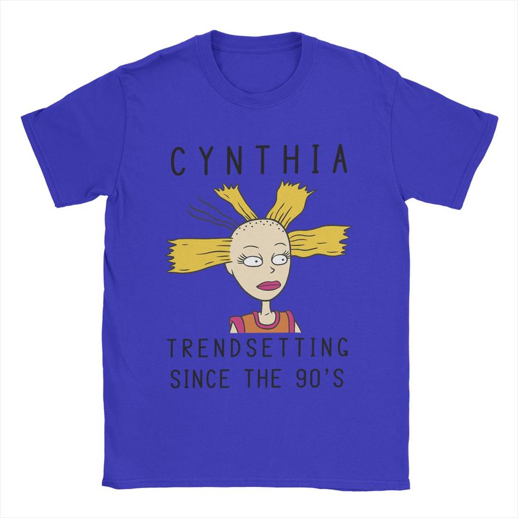 Trendsetter Cynthia Rugrat T Shirts Men's Pure Cotton Novelty T-Shirts Crewneck Tees Short Sleeve Clothing Birthday Present