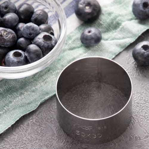 Endo Shoji Commercial Argon Circle Ring, Round, 55 x H40mm, 18-8 Stainless Steel, Made in Japan, WSL9906