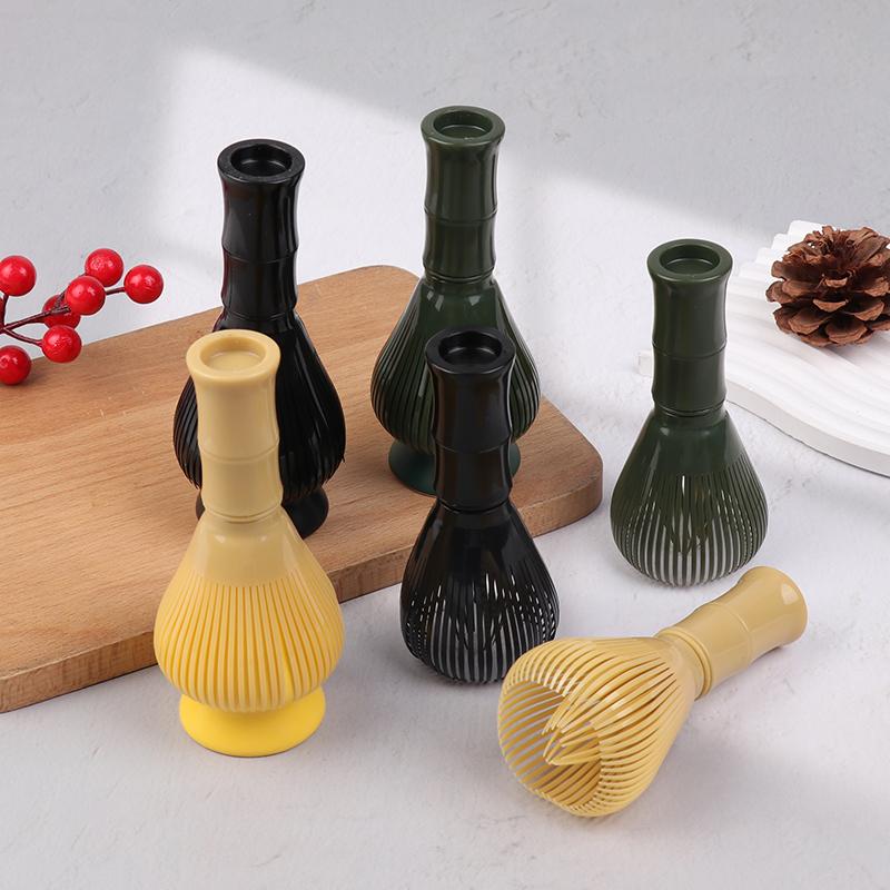 ABS Matcha Japanischer Chasen Pinsel Werkzeuge Für Matcha Grüner Tee Pulver Wiederverwendbarer Pulverbesen Traditioneller Matcha Rührstab Teegeschirr