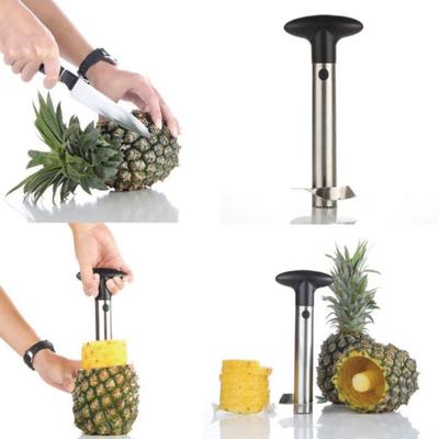 Stainless Steel Pineapple Corer Fruit Sharp Blade Slicer with Pineapple Core Remover