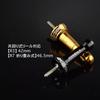 GOMEXUS R7 Reel Stand 46.5mm Shimano Spinning Reels Folding Hook Mount Reel Case Storage Lightweight 8.6g Lure Fishing Light Game