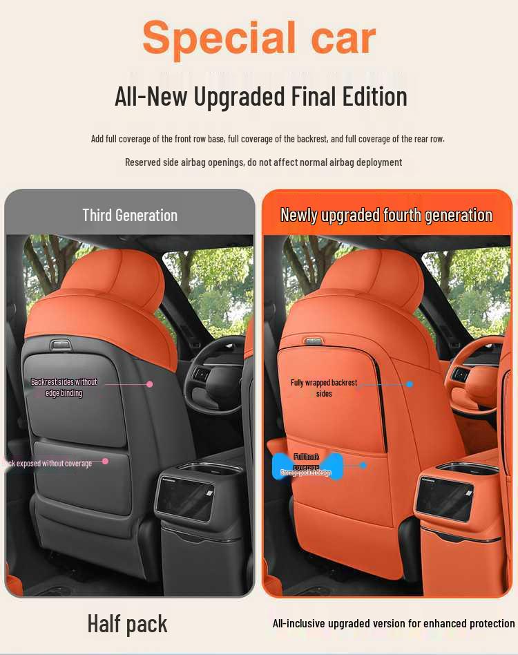 Lynk & Co 900 All-Season Breathable Suede Car Seat Cushion