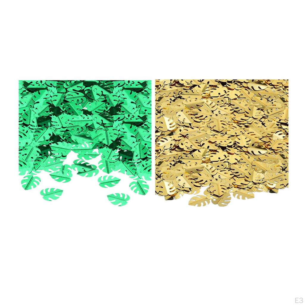 Confete Verde Brilhante para Mesa de Casamento Chá de Bebê