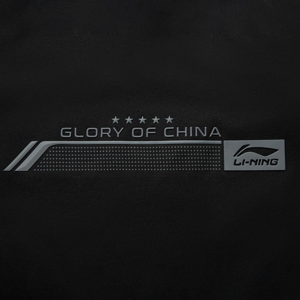 Li Ning Glory Series Sports Fashion Versatile Casual Breathable Crew Neck Logo Short Sleeve T-Shirt Men Tops Black ATSV693-3