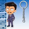 12cm Detective Conan Acrylic Transparent Pendant Car Key Pendant Student Backpack Decoration Fun Cute Cartoon Children's Gift