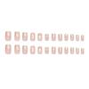 Cat-eye Gradient Braided Fragrance Bow Pearl Temperament Versatile Removable Wearable Nails 24 Pieces
