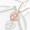 Heart-shaped Eternal Love Ocean Heart Necklace Gift for Girlfriend