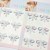 Diamond Eyebrow Tattoo Sticker Glitter Eyeliner Eyebrow Makeup Face Eyes Temporary Tattoo Rock Rhinestone 3D Eyeliner Stickers