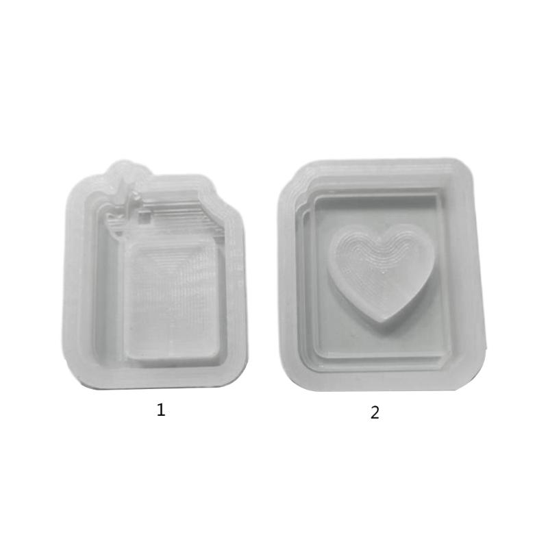 Resin Silicone Molds Quicksand Casting Molds Epoxy Resin Shaker Mold for Jewelry DIY Crafts Making Resin Pendant Mold
