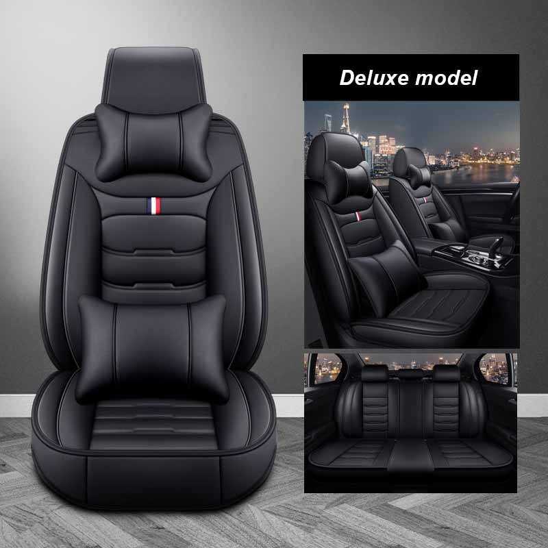 Poduszka na fotel samochodowy z pełnym otoczeniem Skórzana poduszka Cztery pory roku Uniwersalny pokrowiec na fotel samochodowy Oddychający Pełny pakiet Pokrowiec na siedzenie