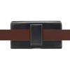 Étui Housse en Cuir Horizontal avec Boucle de Ceinture de Nouvelle Conception pour Homtom HT8 &gt; Noir