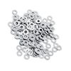 100pcs  304 Stainless Steel  Metric flat Washers Screw Repair Kit Tool M3 M4 M5 M6 M8 M10 (M3)