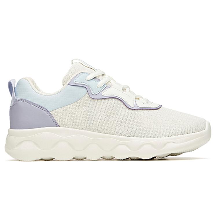 New Anta Running Collection Low Top Running Shoes Women's White Purple Blue Mesh 922115535-5