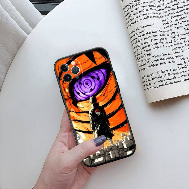 MH151 Uchiha Obito Phone Shell Case for iPhone 7 8 11 12 13 14 15 16 17 16E XS Pro Max XR X SE Air