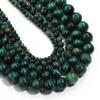 Natural Stone Beads 4 6 8 10 12mm Green Tiger Eye Round Loose Spacer Beads for Jewelry Making DIY Bracelets Necklace Accessories