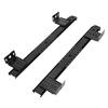 2 Pezzi Binari Scorrevoli per Tastiera in Acciaio Laminato a Freddo Spessorato Nero/Bianco Super Lisci Cuscinetti a Sfera Silenziosi Guide per Cassetti