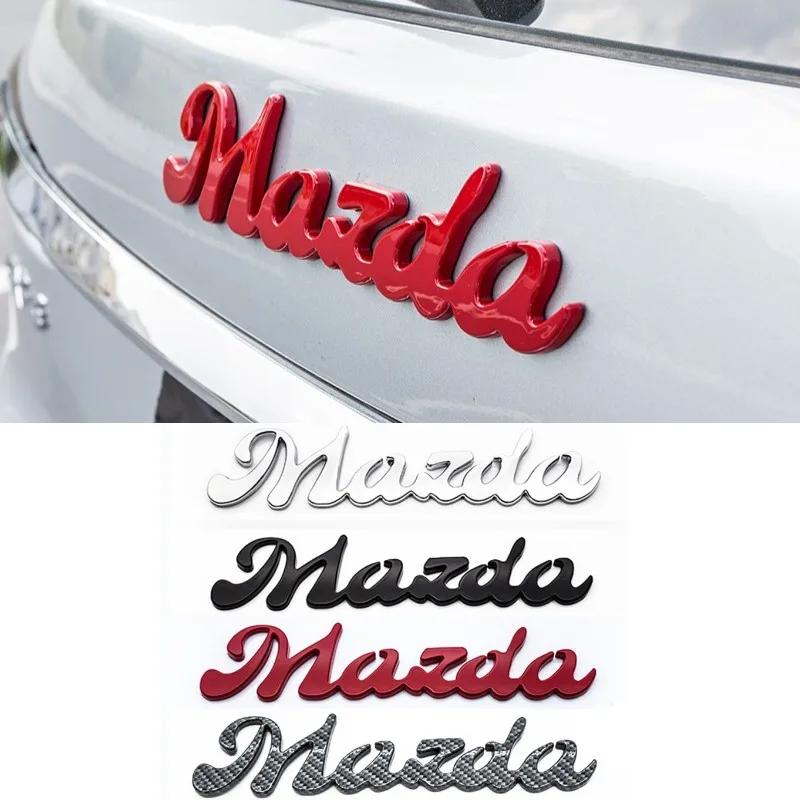For Mazda CX3 CX5 MX3 CX4 CX9 CX7 RX8 Atenza Axela Protege Car Front Rear Emblem Stickers Decals Trunk Badge Auto Accessories k1