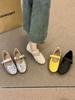 Summer Breathable Weave Mary Jane Shoes Comfort Ballet Flats Strap Buckle Fishnet Design Loafers Women's Flat Shoes Spring New