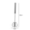 Abay Stainless Steel Hand Press Semi-Automatic Egg Whisk
