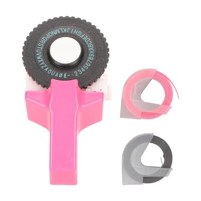Embossing Label Maker Small Portable Ergonomic Design Manual Handheld Label Printer for Scrapbooking
