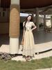 Plus Size Women's Summer College Style Slimming Long Dress