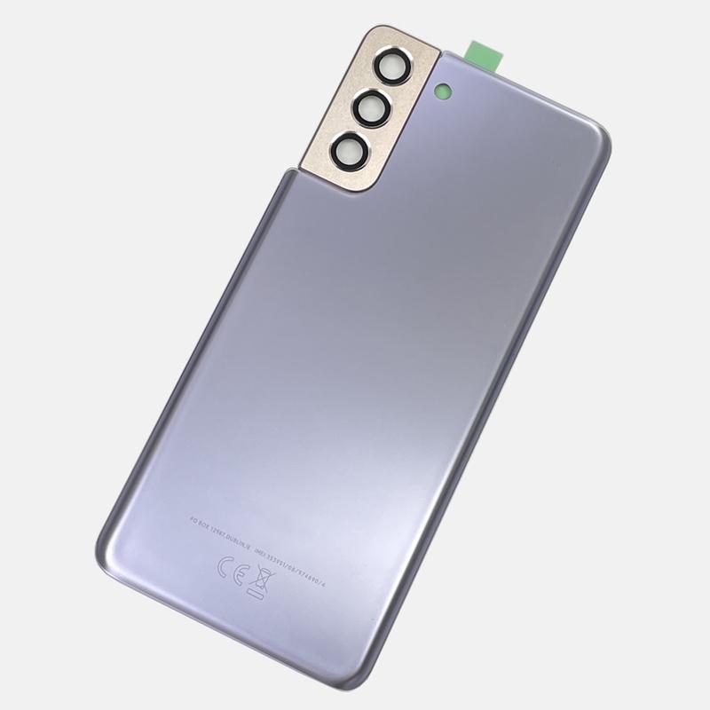 Vetro Posteriore S21 Plus 5G Sostituzione Porta Posteriore Batteria, Per Samsung Galaxy S21+ 5G Cover Posteriore Con Foro Lente Fotocamera