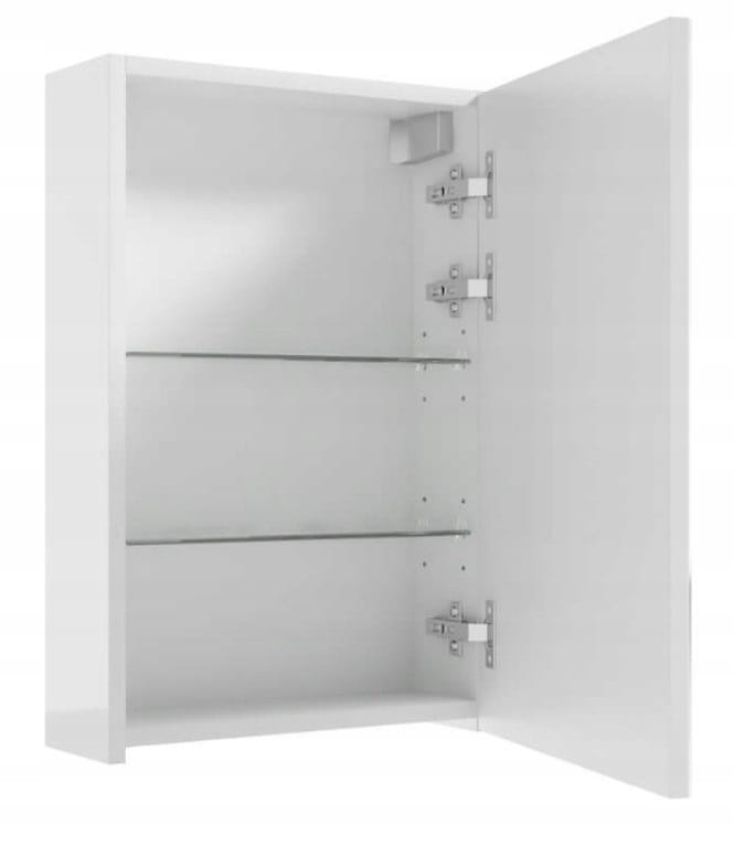 Bathroom Cabinet Set with Sink 60x40 and Bathroom Cabinet with Mirror 40x60 Napoli