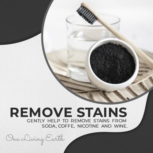 Black Pearl Activated Charcoal Teeth Whitening - Organic & All Natural - Remineralizing Tooth Powder - Anti-Bacterial - Made In USA - 2 oz.