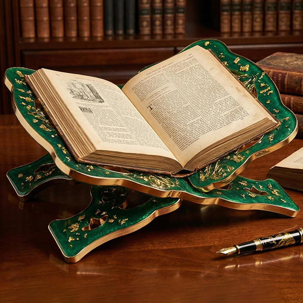Book Holder Mold Plaster Mould Book Stand Silicone Mold For Desk Decoration Display Prayer Home Arts Crafts Holiday