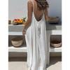 New women's suspender loose casual summer dress high-end temperament spring and summer women's clothing women's summer