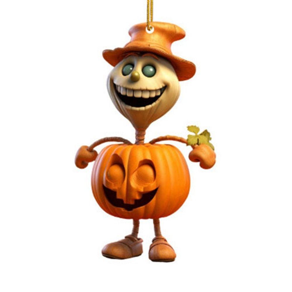 Плоский подвесной кулон Happy Halloween Trick Or Treat акриловый автомобильный кулон автомобиль 9