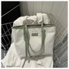 Large capacity casual PU shoulder bag 2025 new fashion pendant commuter bag simple tote bag