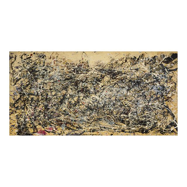 Canvas Painting Jackson Pollock - Famous Abstract Art Painting Posters and Canvas Printmaking Home