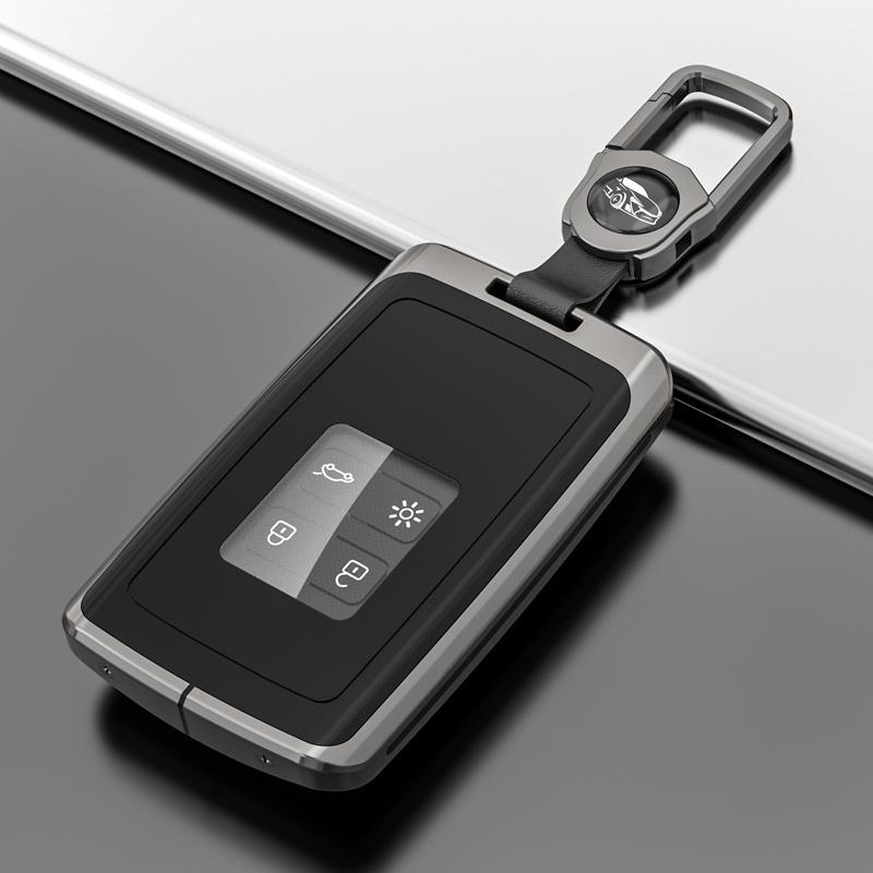 Pouzdro na klíček ze slitiny zinku na auto pro Renault Captur Megane Talisman Espace Clio Zoe Koleos Scenic 4 Arkana Dacia Sandero