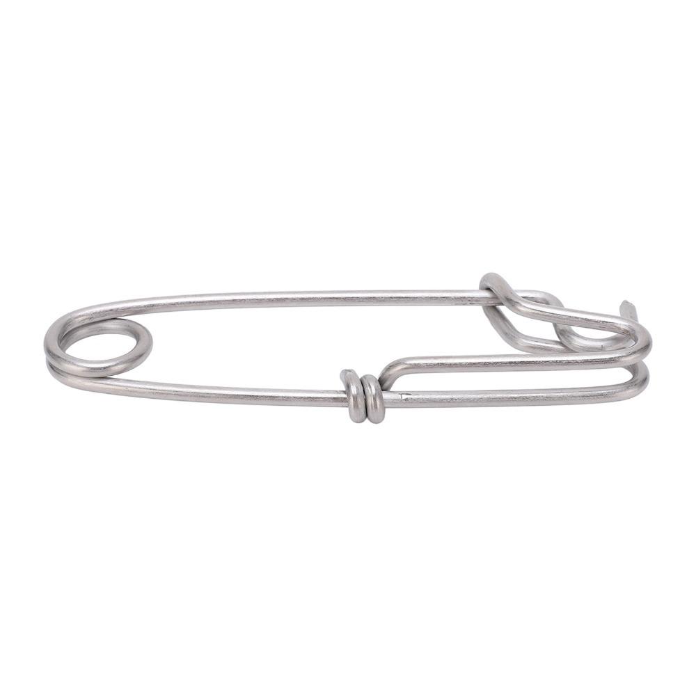 5PCS 5 Sizes Long Line Clips Easy On/Off Fishing Connectors Durable Closed Eye Pin  Tuna Fishing