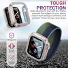 40/41/44/45mm Bumper Case Slim- Protective Cover Lightweight Aluminum & TPU Case Fitting for Watch S8/7/6/5/4/SE2
