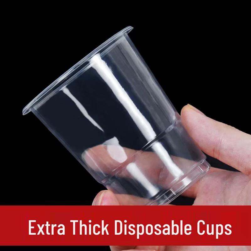 Tingle Disposable Thickened Plastic Water Cups