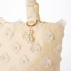 3D flower embroidered tote bag