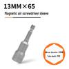 Strong Magnetic Hex Socket Bit Set for Electric & Air Wrench, Deep Extended Rod Screwdriver, Hand Drill