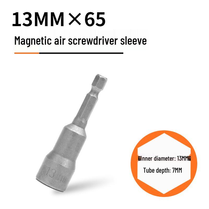 Strong Magnetic Hex Socket Bit Set for Electric & Air Wrench, Deep Extended Rod Screwdriver, Hand Drill