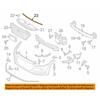 Hood Rubber Seal Strip 2017-2018 Direct Replacement