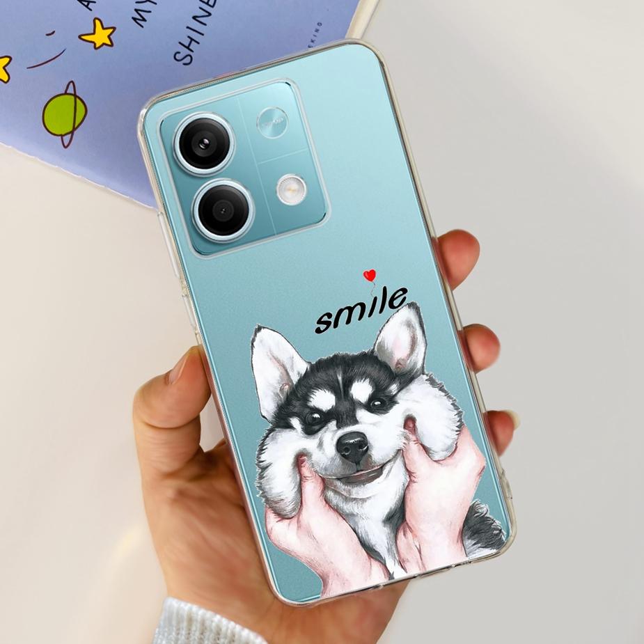 För Xiaomi Redmi Note 13 Pro Plus-skal Lyxigt målat fodral Klar silikontelefonskal för Redmi Note 13 Pro Note13 5G Mjukt skal