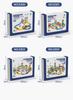 Dige Magnetic Track Car: Translucent Electric Car DIY Building Blocks with Magnetic Tiles