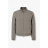 Men S Wool Blend emboSSed Stretch Jacket A516110015
