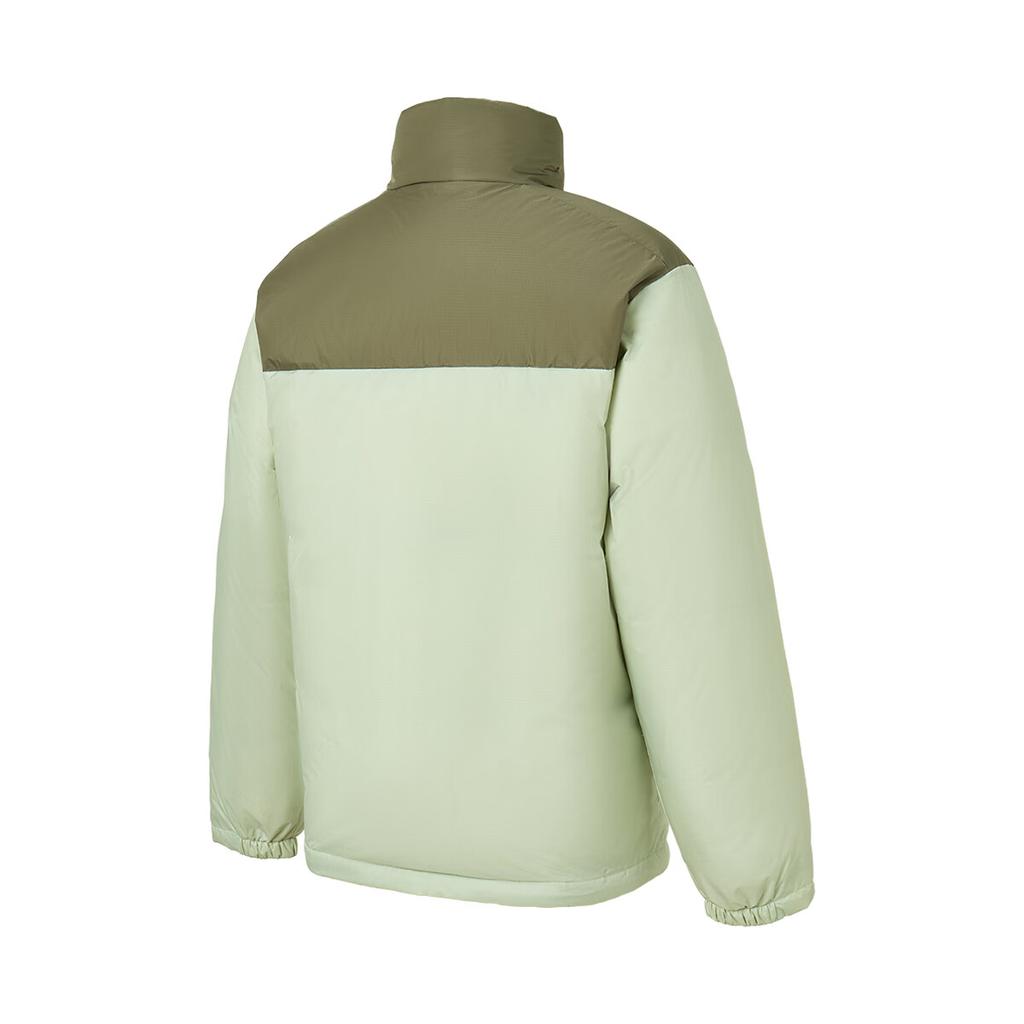 Adidas Outdoor Training Warm Windproof Fashion Stand Collar Down Jacket Unisex Jacket Light-Blue JL8259