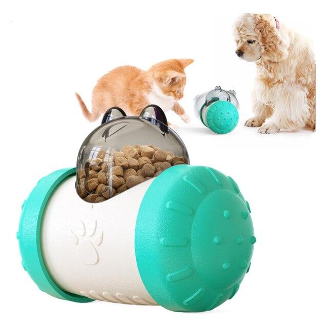 Giocattolo per animali domestici Bilancia per auto Tumbler Puzzle Palla per perdite di cibo lento senza giocattolo elettrico per cani Self-Hey Swing Bear Ultimo modello