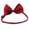ABUL-3X Cat Adjustable Collar Pet Bow Tie Pet Dog Necktie Bow Tie Puppy Accessory Cute Wine Red